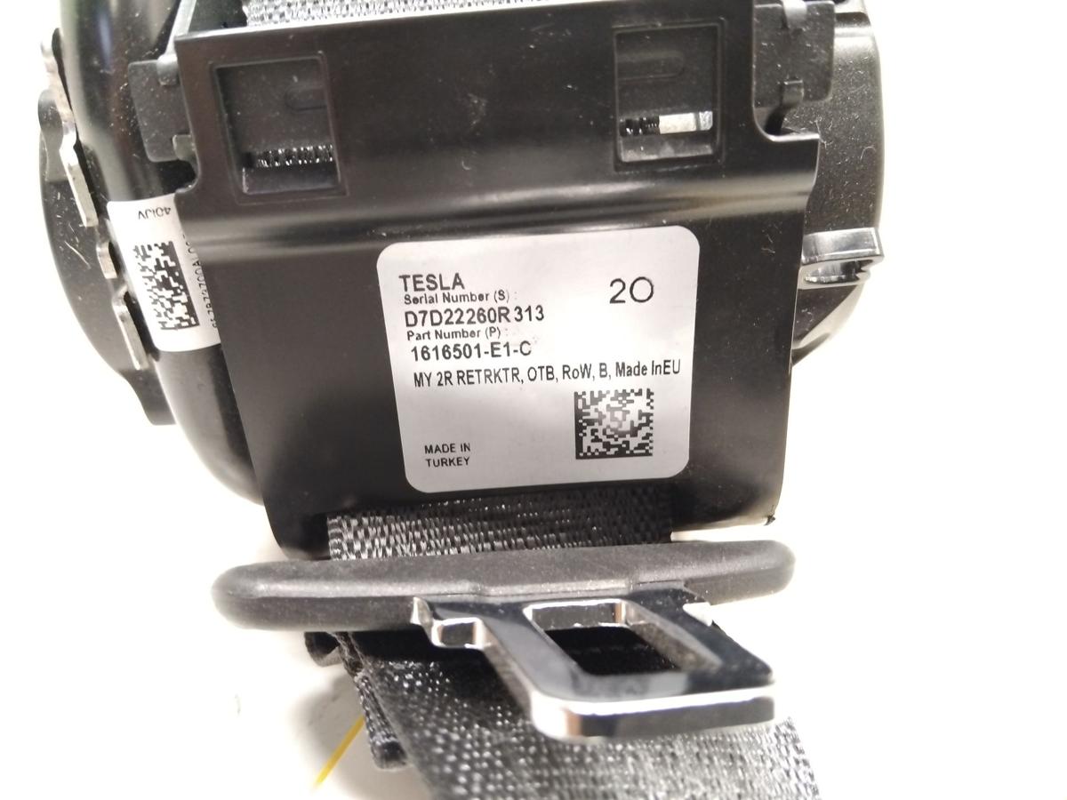 Tesla Model Y original Sicherheitsgurt hinten schwarz 1616501E1C BJ2023