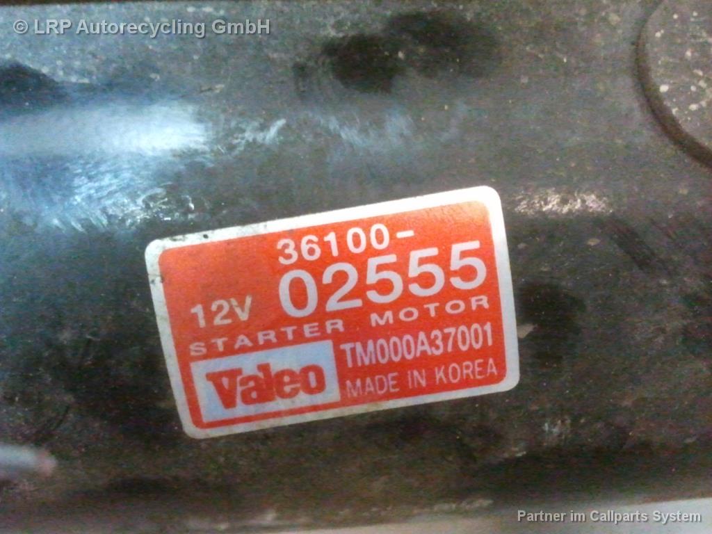 Hyundai Atos MXI BJ2005 Anlasser 3610002555 Valeo TM000A37001