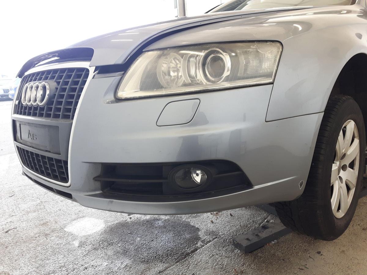 Audi A6 4F original Stossfänger vorn mit Grill akoyasilber LY7H mit SRA BJ2005