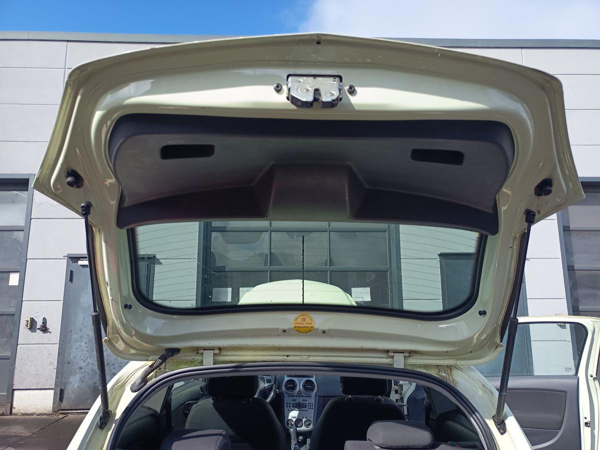 Opel Corsa D 3t&uuml;rer original Heckklappe mit Scheibe Z30R Guacamolewei&szlig; Bj 2012