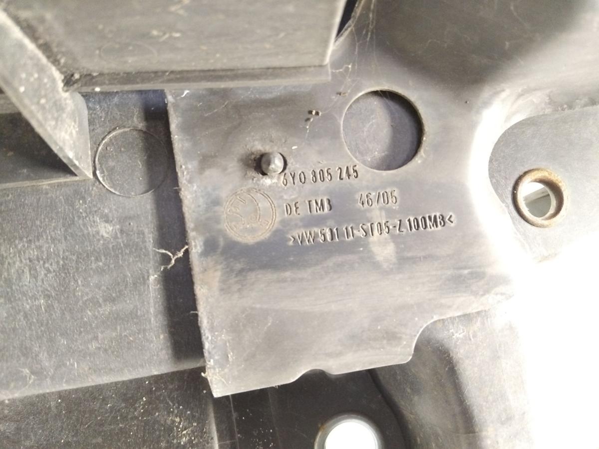 Skoda Fabia 1 6Y original Schlo&szlig;tr&auml;ger Frontmittelteil 1.4 47kw BUD Klima BJ2005