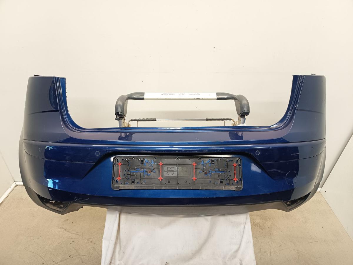 Seat Altea 5P original Stoßstange hinten Blau vor Facelift Baujahr 2005