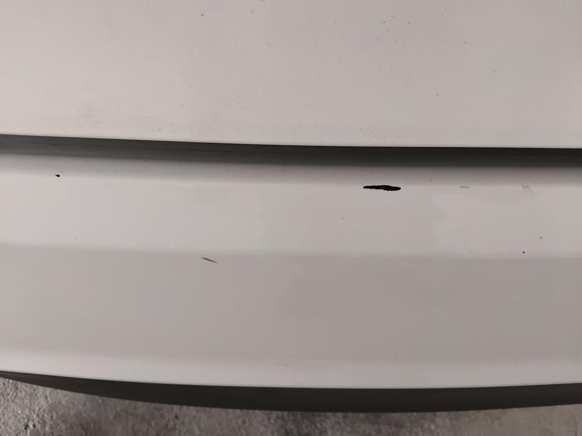 Ford Fiesta JA8 original Stossfänger Stoßstange hinten frostweiß BJ2009