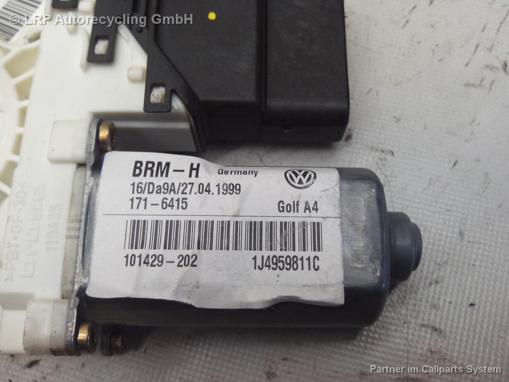 VW Bora 1J BJ1999 Motor Fensterheber hinten links 1J4959811C