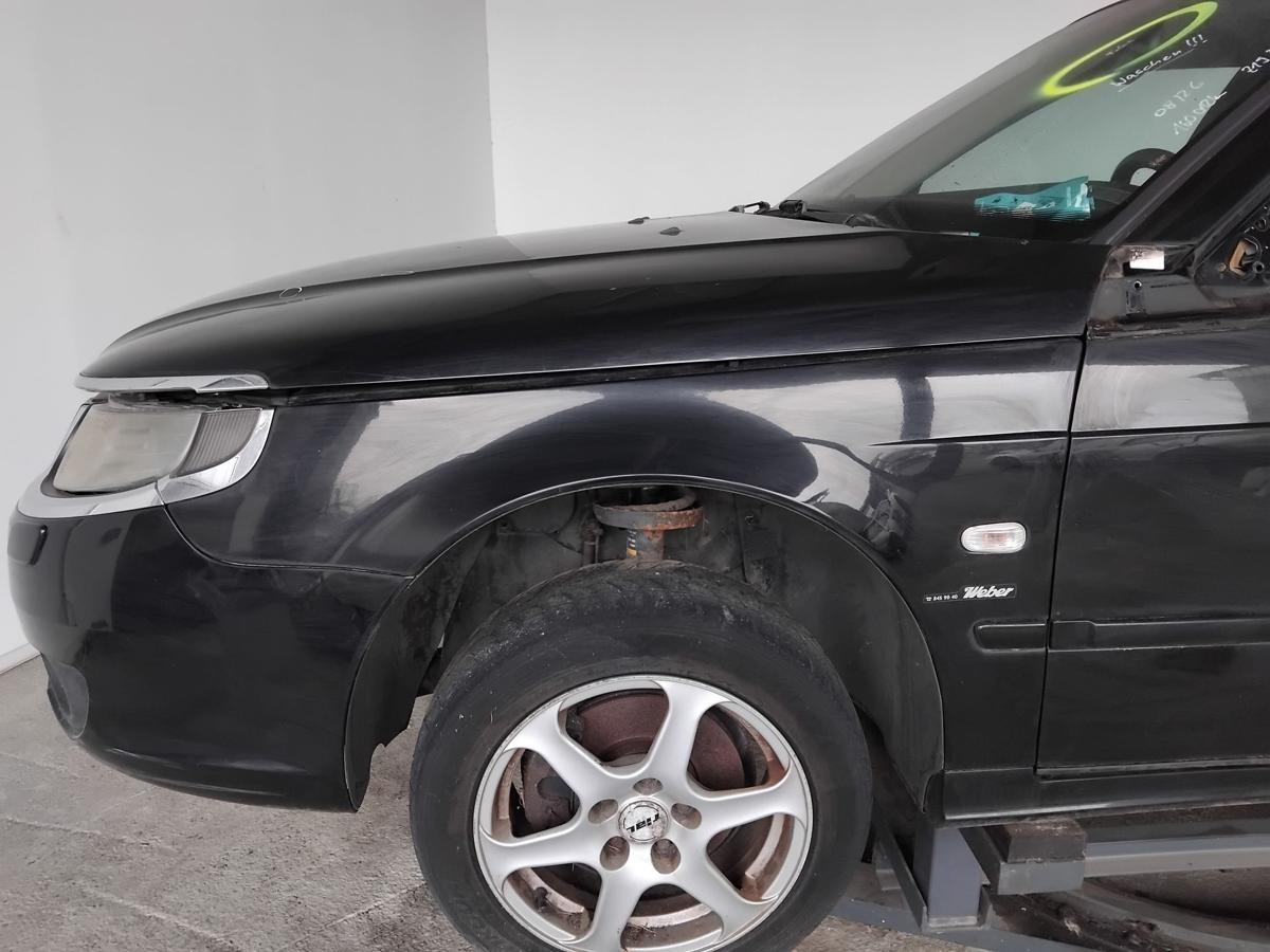 Saab 9-5 original Kotfl&uuml;gel vorn links schwarzmetallic 2.Facelift BJ2008