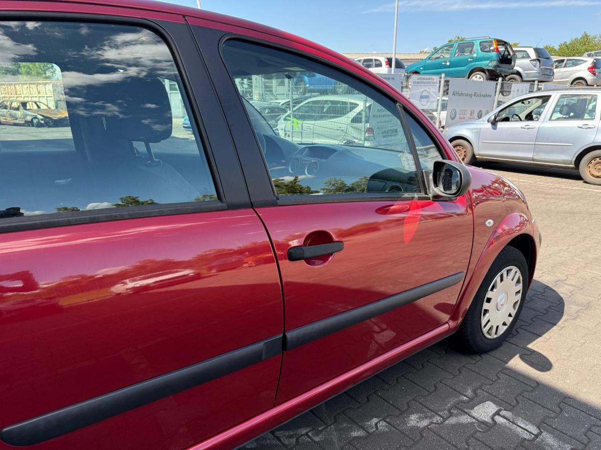 Citroen C3 original Tür vorn rechts EKQ Luziferrot Rohbau BJ08
