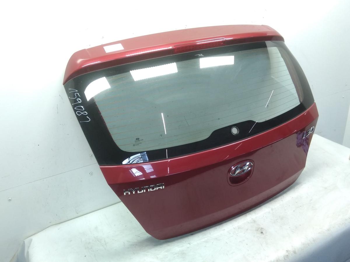 Hyundai I30 FD Heckklappe weinrotmet. HAT glowing red mit Scheibe Bj.2011