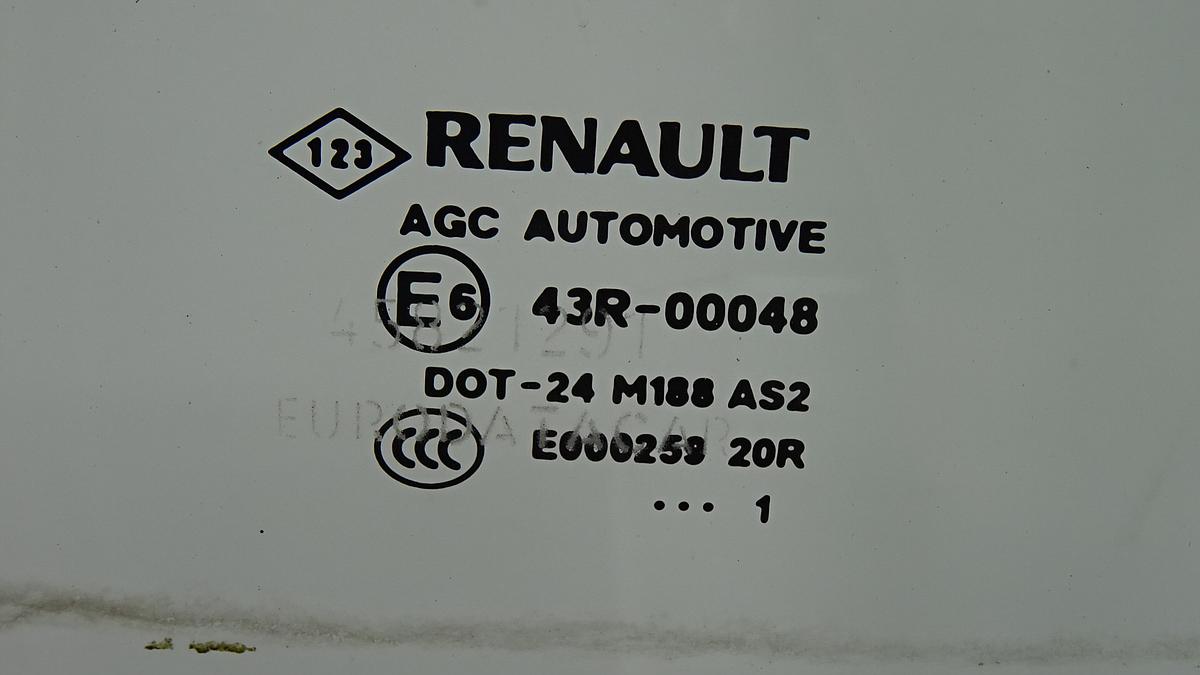 Renault Grand Scenic III Türscheibe hinten rechts in grüncolor Bj2011