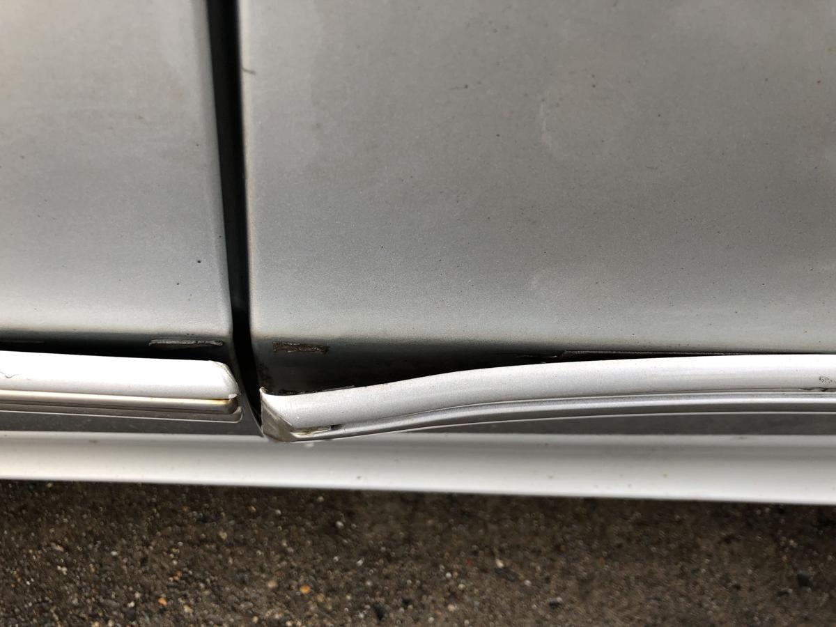 Mercedes A Klasse W169 T&uuml;r hinten links Fondt&uuml;r Polarsilber Rohbau