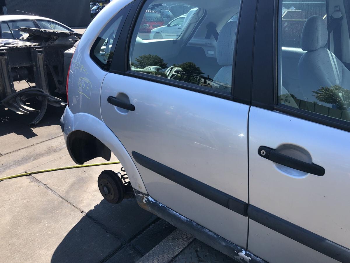 Citroen C3 original T&uuml;r hinten rechts Fond EZR Alugrau Bj 2003