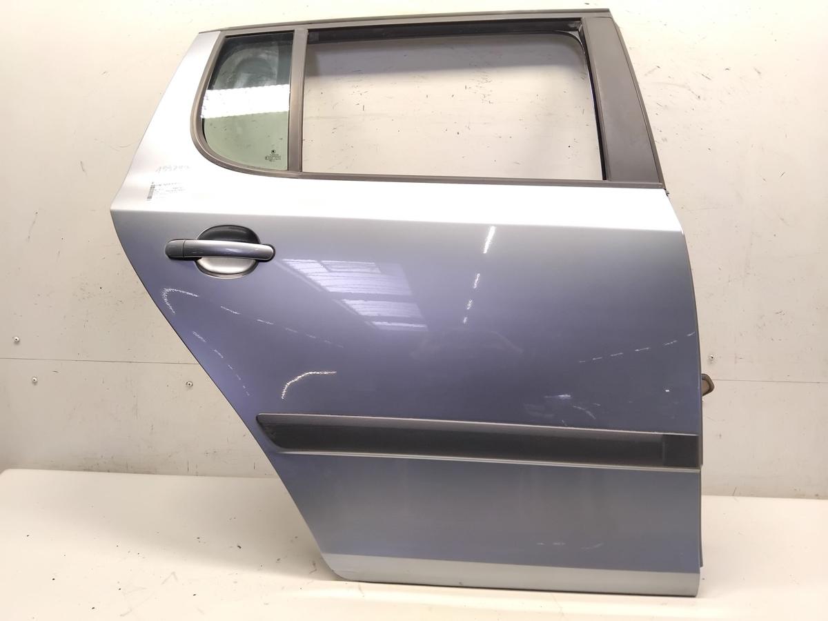 Skoda Fabia 2 Facelift T&uuml;r hinten rechts LF8L Platingrau Limo 5-t&uuml;rig BJ2013