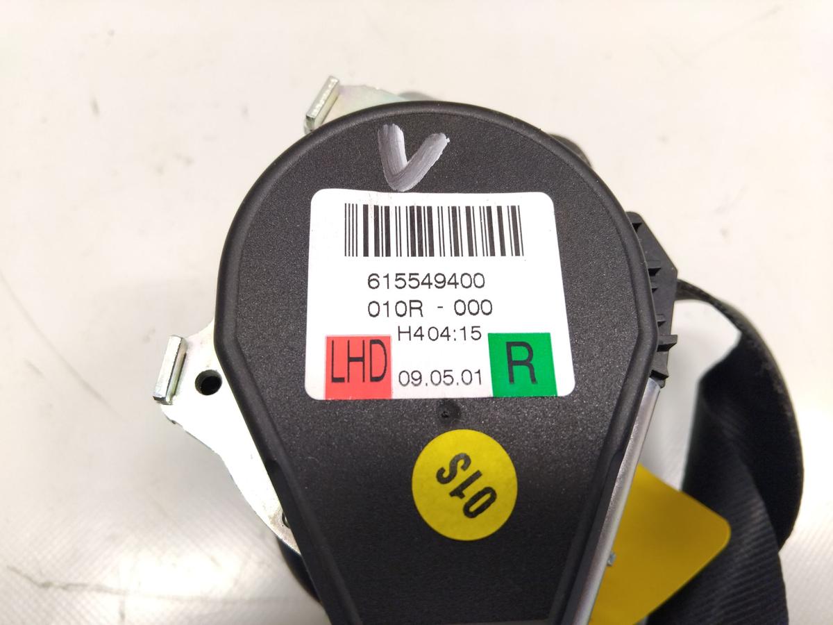 VW Golf 6 original Sicherheitsgurt vorn rechts 5-t&uuml;rig schwarz unfallfrei BJ2009