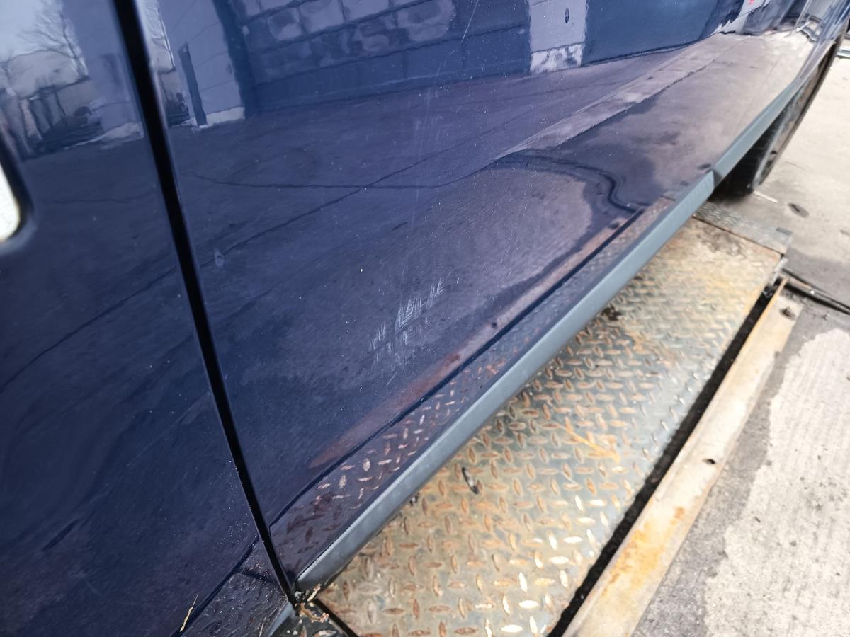 Dacia Sandero 1 original T&uuml;r vorn links Fahrer 61H Blue marine Bj 2009