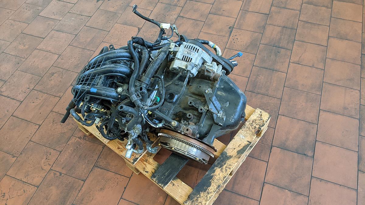 Daihatsu Cuore L202 Bj04 Motor Egine EJVE 76Tkm 1,0 43kw