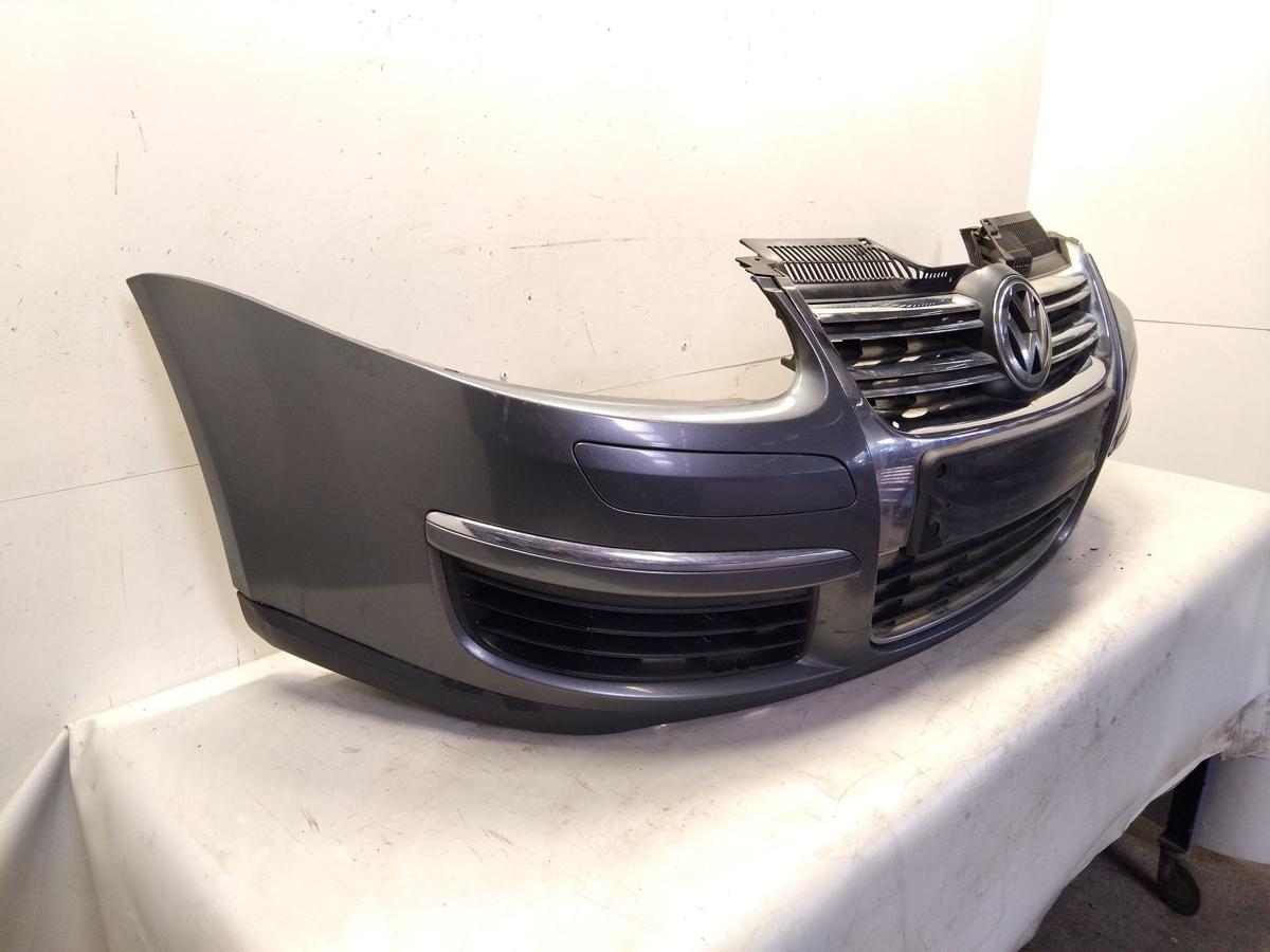 VW Golf 5 Variant original Sto&szlig;f&auml;nger Sto&szlig;stange vorn LD7X Platingrau BJ2008