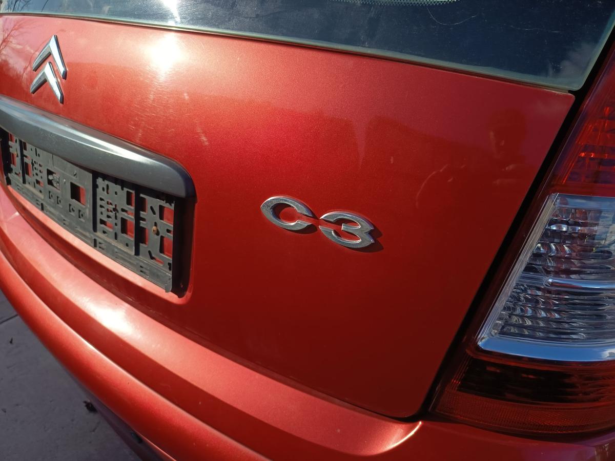 Citroen C3 original Heckklappe mit Scheibe EKQ Luziferrot Bj 2007