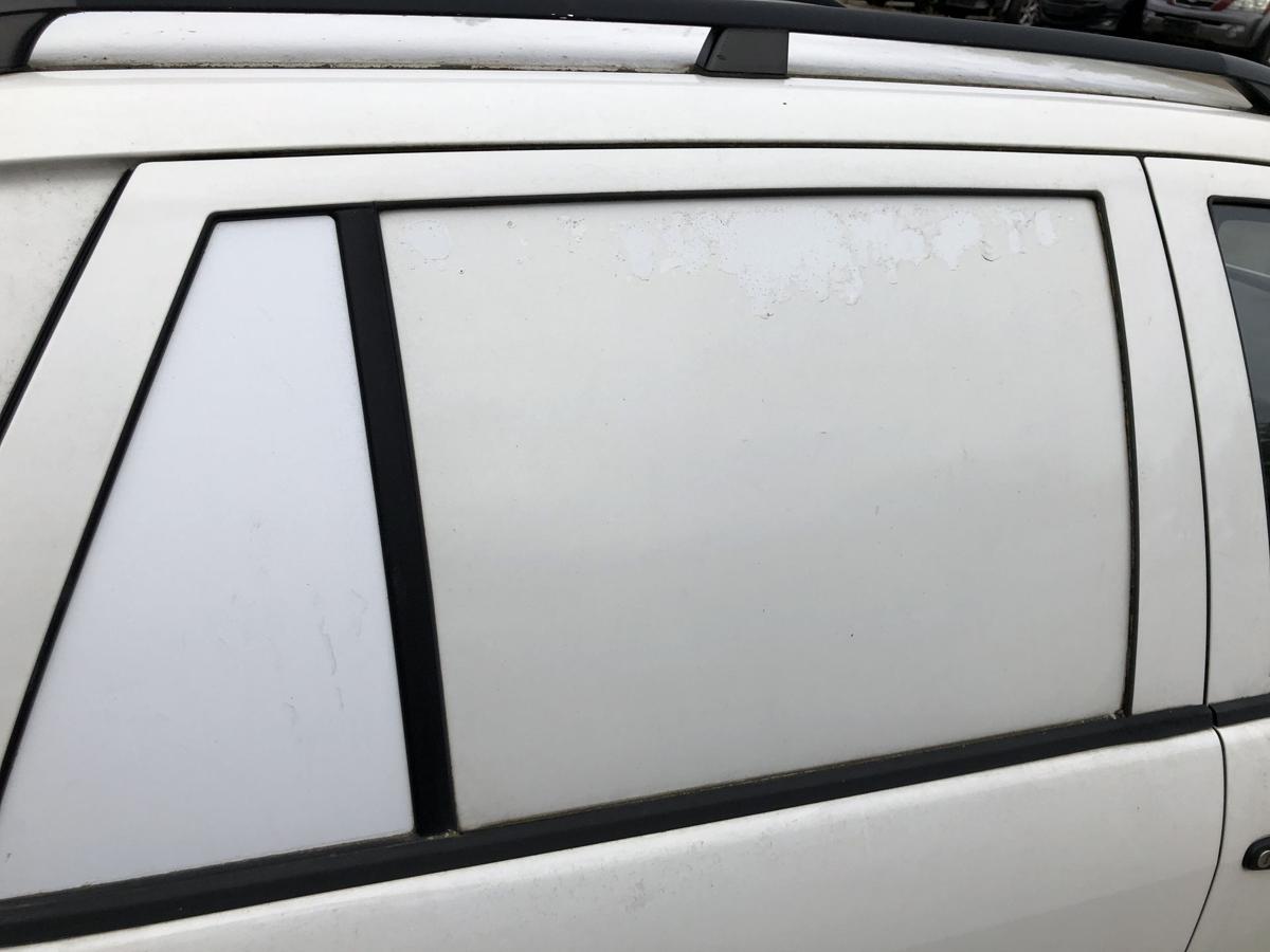 Skoda Fabia 6Y Praktik T&uuml;r hinten rechts Fondt&uuml;r LF9E Candywei&szlig; ohne Scheiben