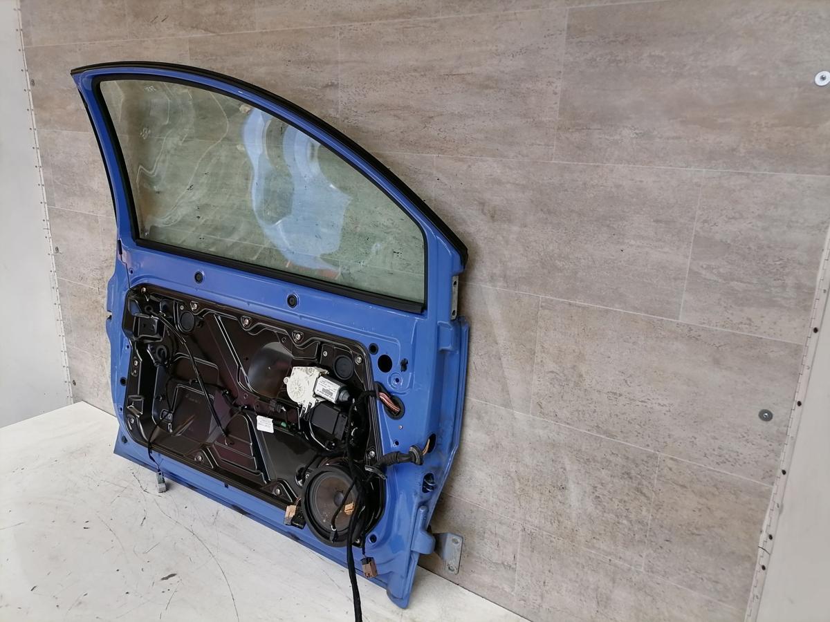 VW New Beetle original Tür vorn links LR5A Softblue Bj.2001