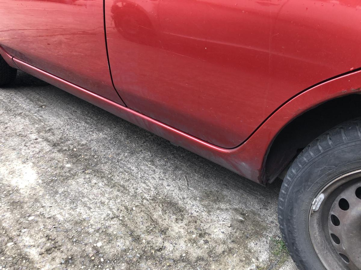 Nissan Micra K12 Tür hinten links Fondtür im Rohbau A32 Emotion Red