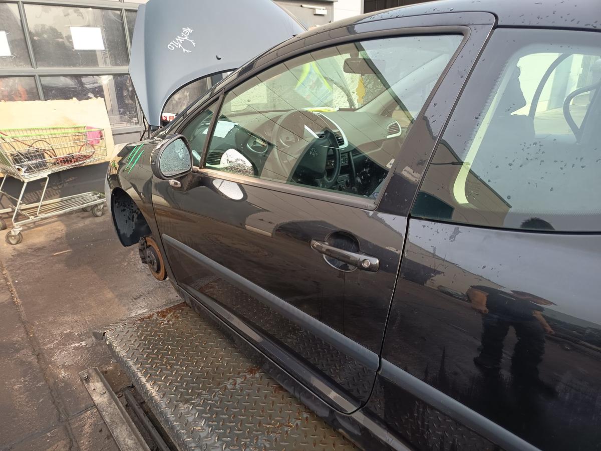 Peugeot 207 original Tür links Fahrer EXL Obsidianschwarz Bj 2007