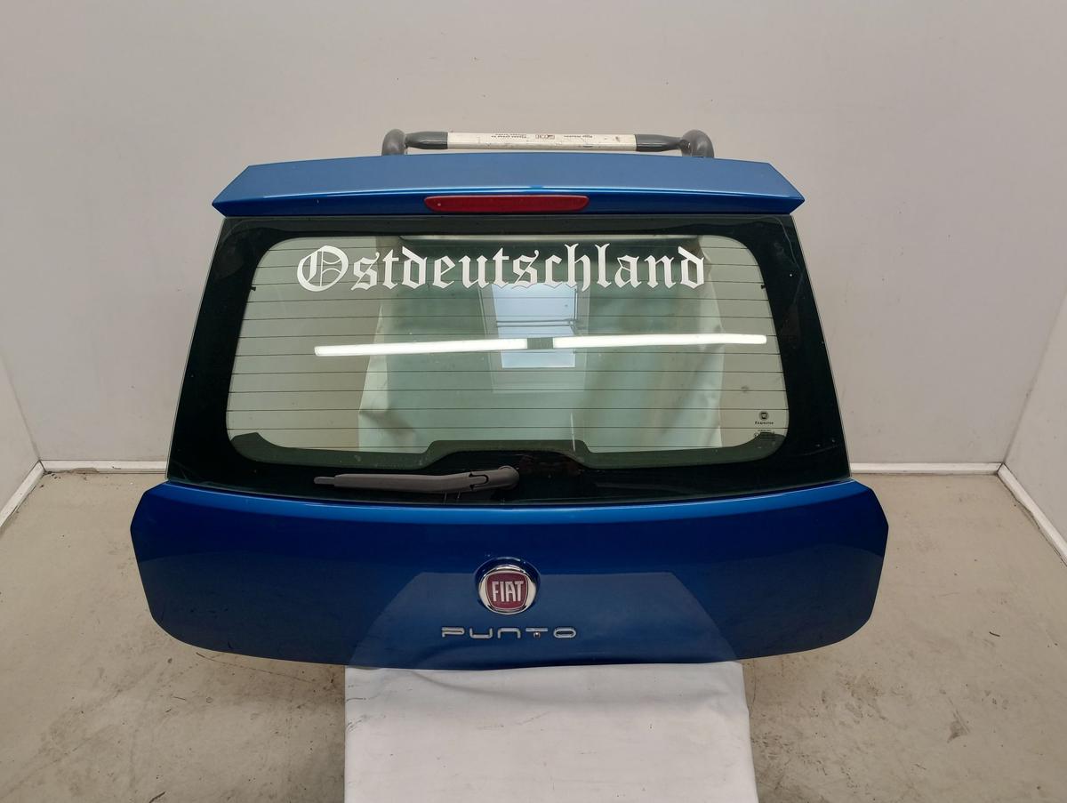 Fiat Punto 199 orig Heckklappe mit Scheibe 5trg 494B Jazz Blau Bj 2012