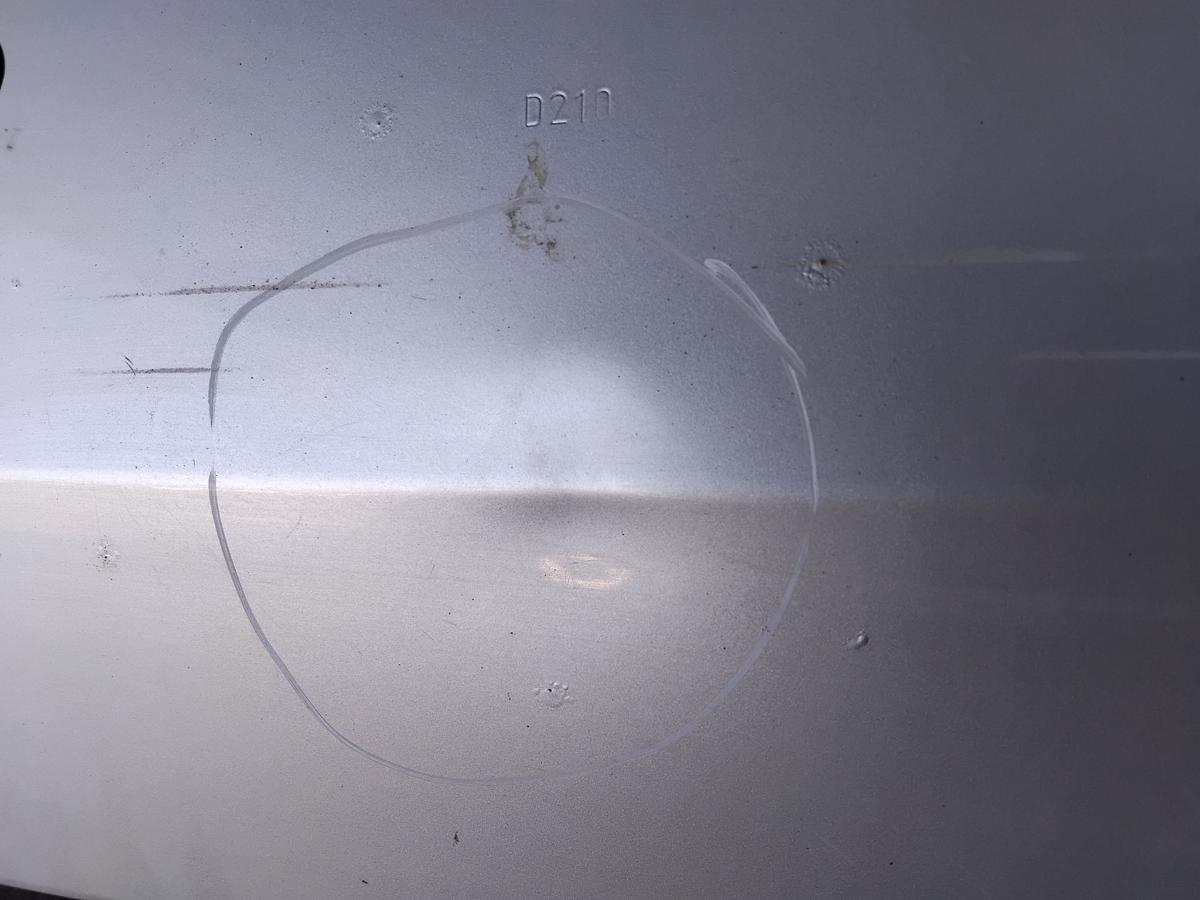 Peugeot Partner Tepee 2 BJ2009 Heckklappe mit Heckscheibe EZR aluminiumgraumet.