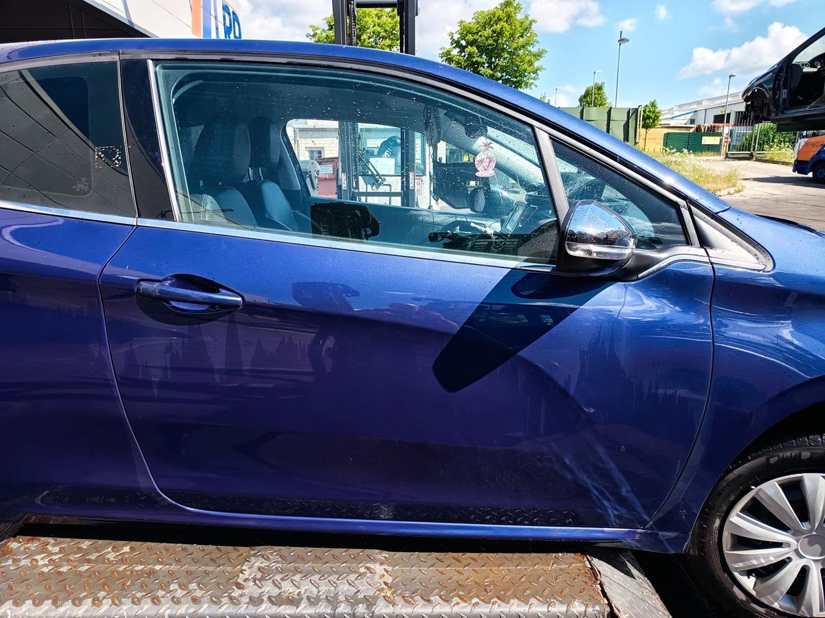 Peugeot 208 I orig Tür rechts 3türer Beifahrertür KUC Blau Bj 2012-2015