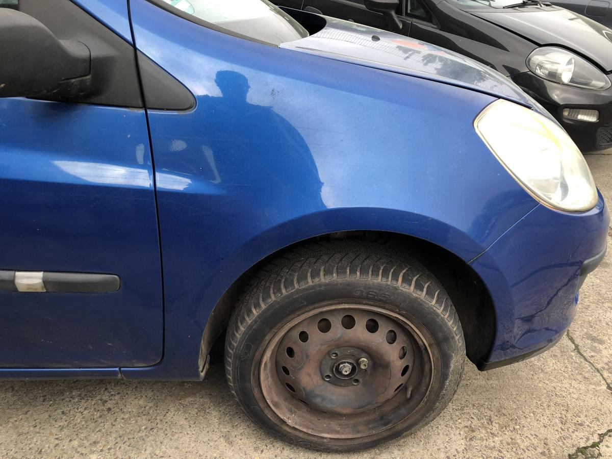 Renault Clio 3 Typ BR Kotfl&uuml;gel vorn rechts Beifahrerseite TERNA Blue Index 185
