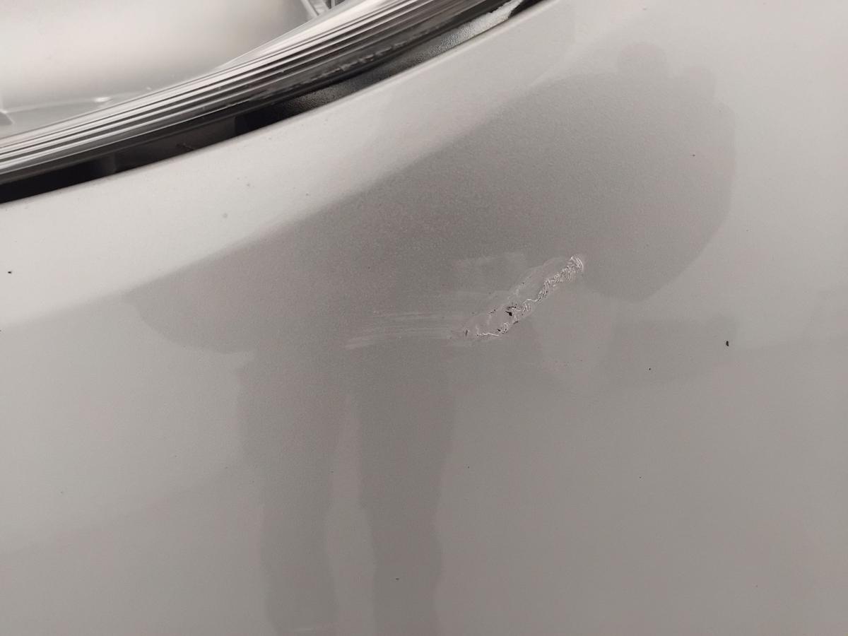 Opel Corsa D original Stoßstange Stoßfänger vorn 2AU Starsilber III Z157 BJ2006