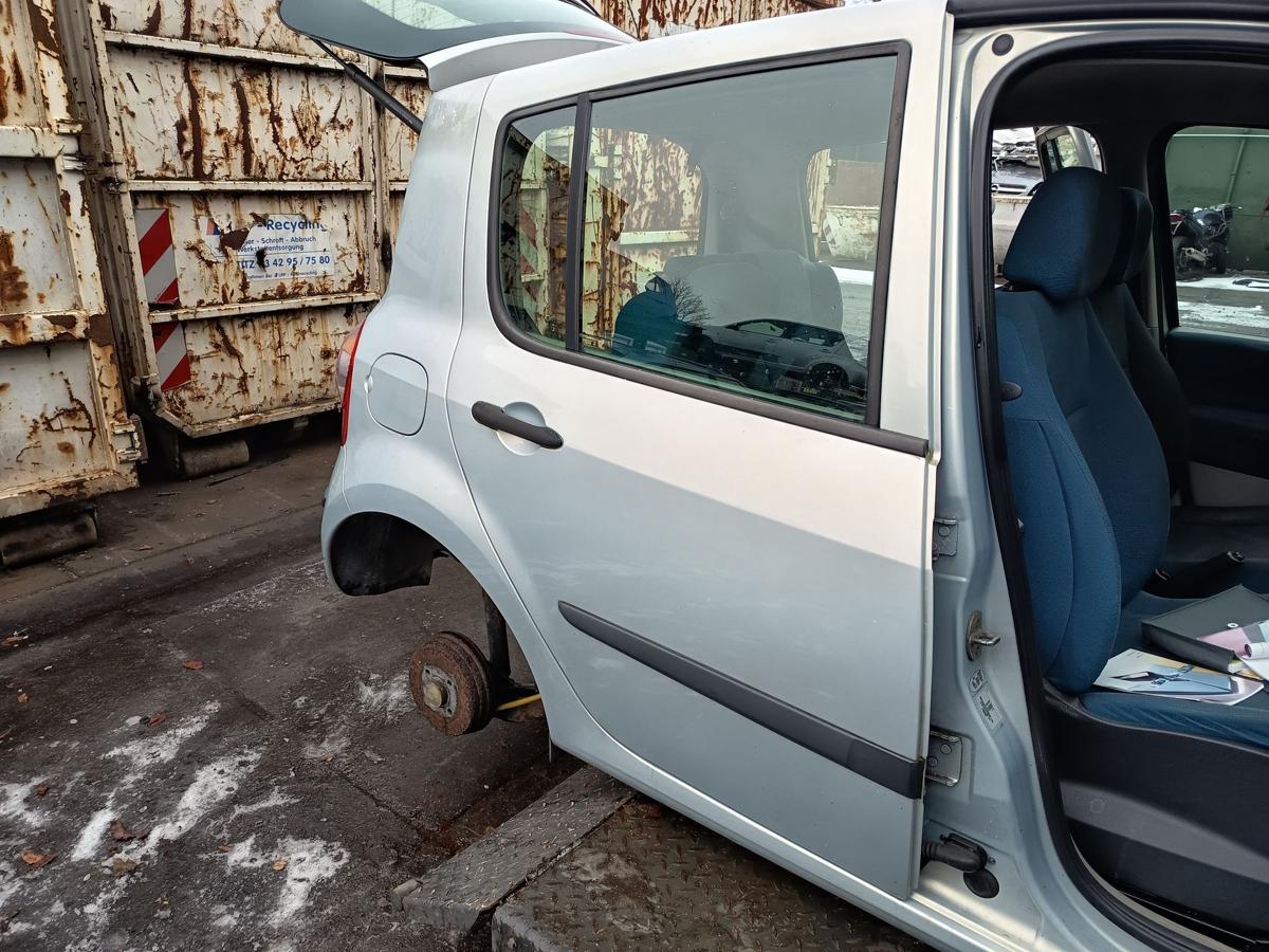 Renault Modus original T&uuml;r hinten rechts Fond MV632 Polargrau Bj 2004