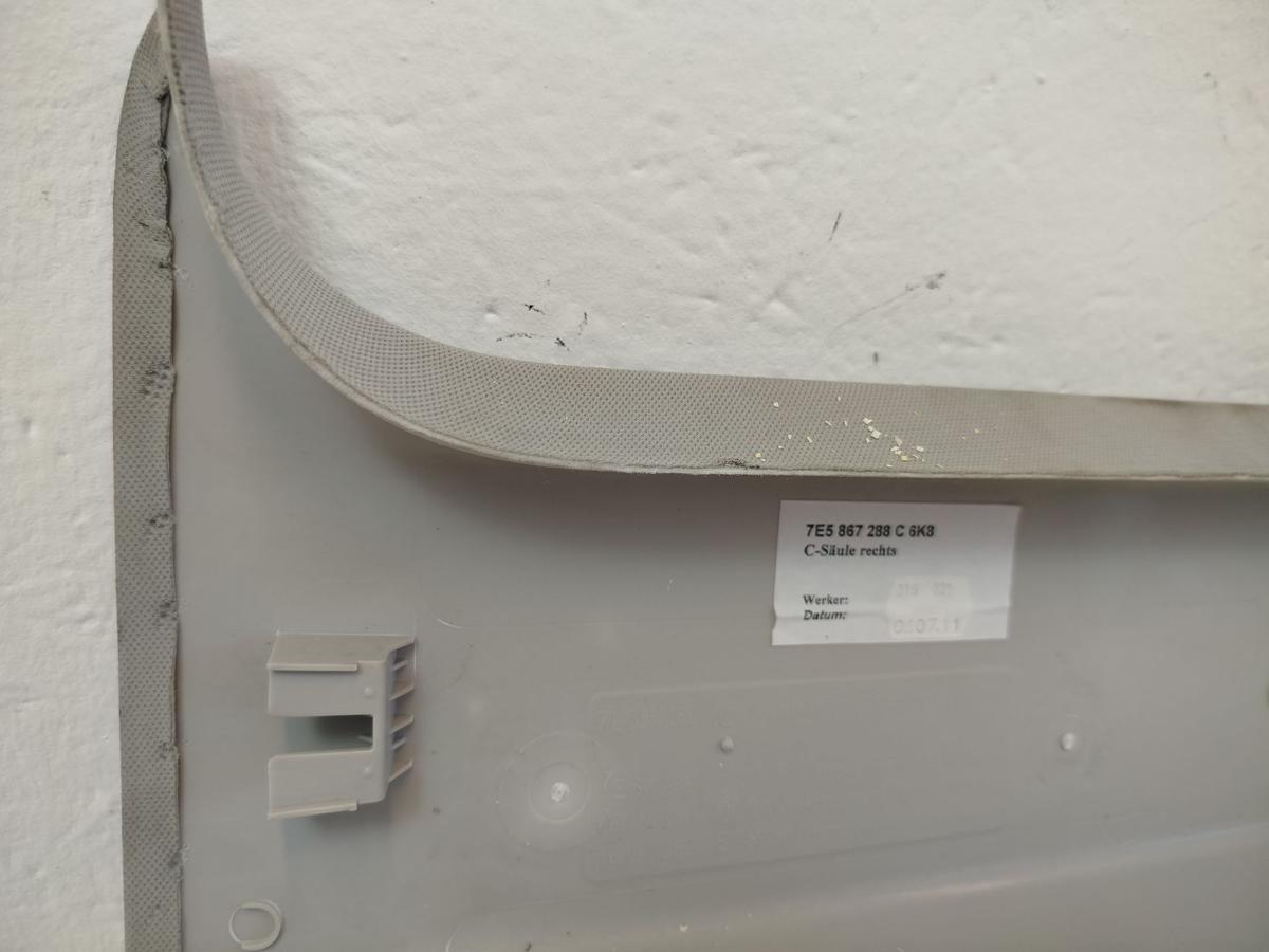 VW T5 7E Verkleidung Innenververkleidung C Säule oben rechts Abdeckung Blende