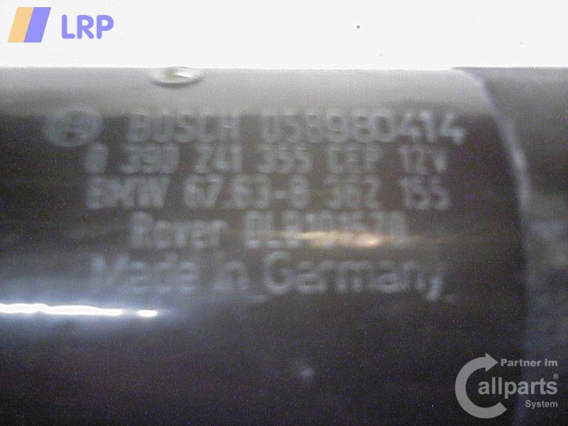 BMW E46 3er-Reihe Wischermotor vorn 0390241355, BOSCH 058980414