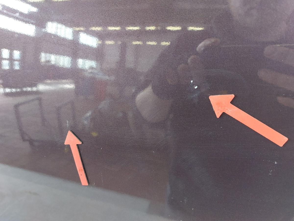 Toyota IQ Typ AJ T&uuml;r vorn links Fahrert&uuml;r im Rohbau 9AH Deep Amethyst Perleffekt