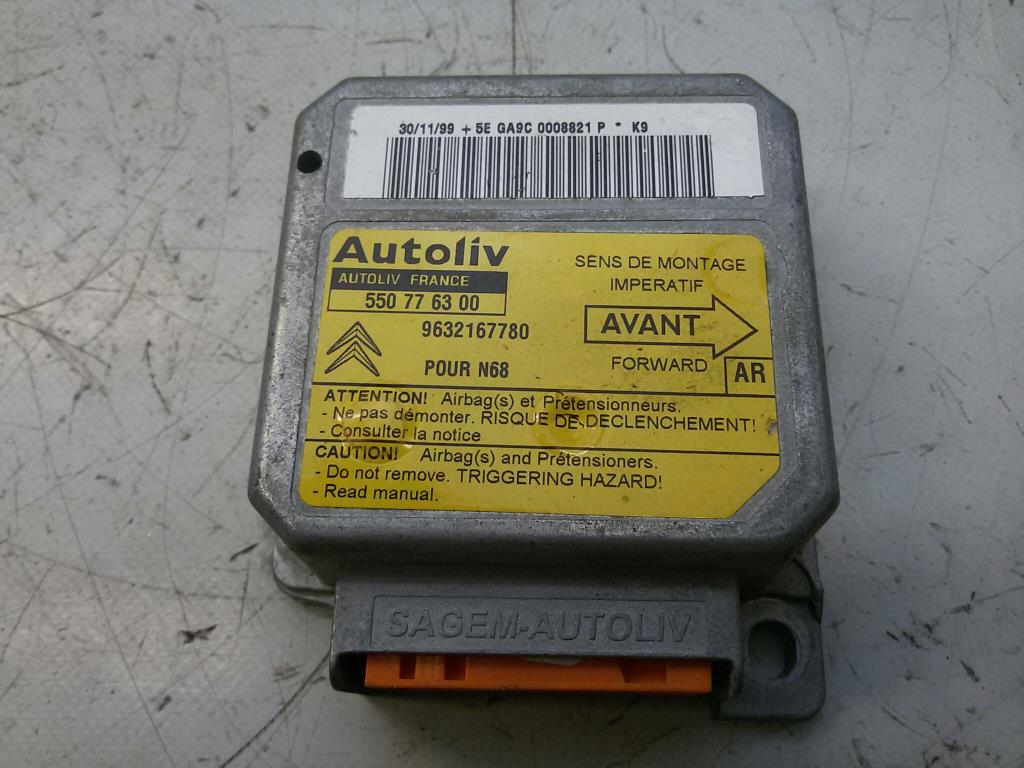 Citroen Xsara Picasso Steuergerät Airbag 9632167780 BJ2000