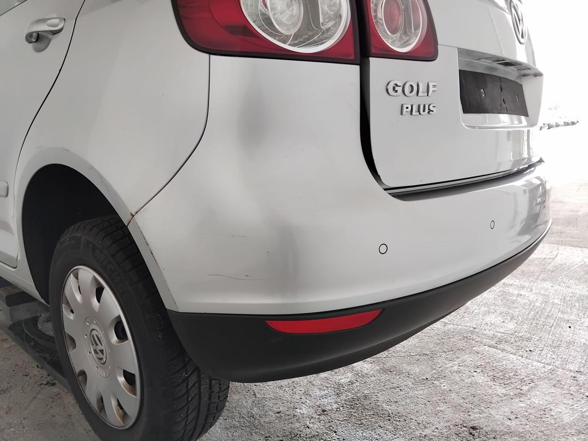 VW Golf Plus 5M original Stoßfänger Stoßstange hinten mit PDC BJ2007 LA7W reflexsilbermetallic