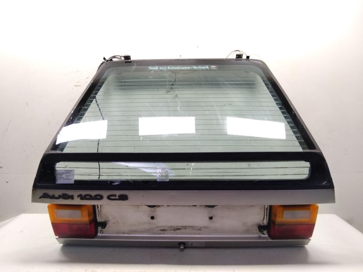Audi 100 Avant Typ 44 C3 Heckklappe zermattsilber LY7Y mit Heckscheibe Bj.1986
