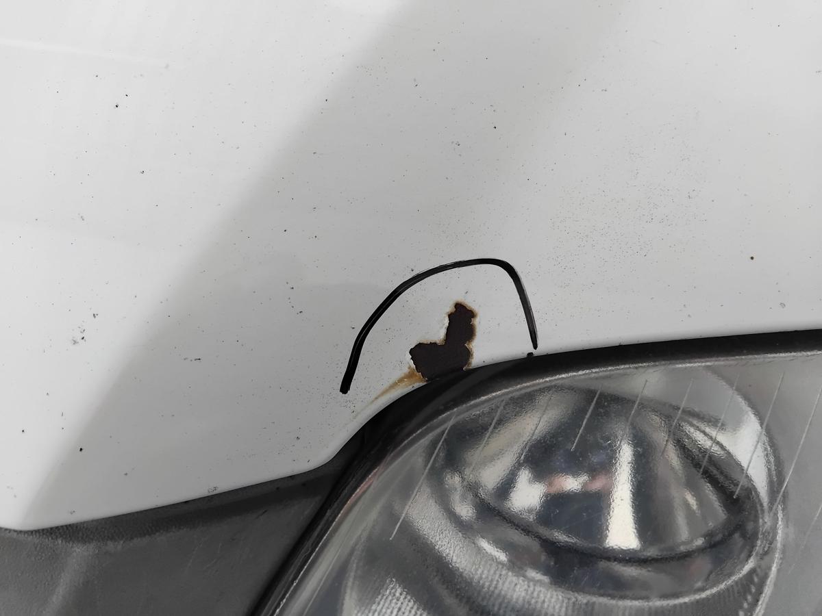 VW Caddy 2K original Motorhaube Deckel vorn LB9A Candywei&szlig; BJ2005