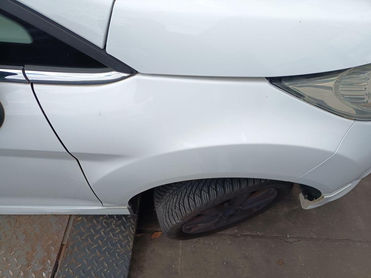 Ford Fiesta VI JA8 original Kotfl&uuml;gel rechts H9 Frost Wei&szlig; Facelift Bj 2009