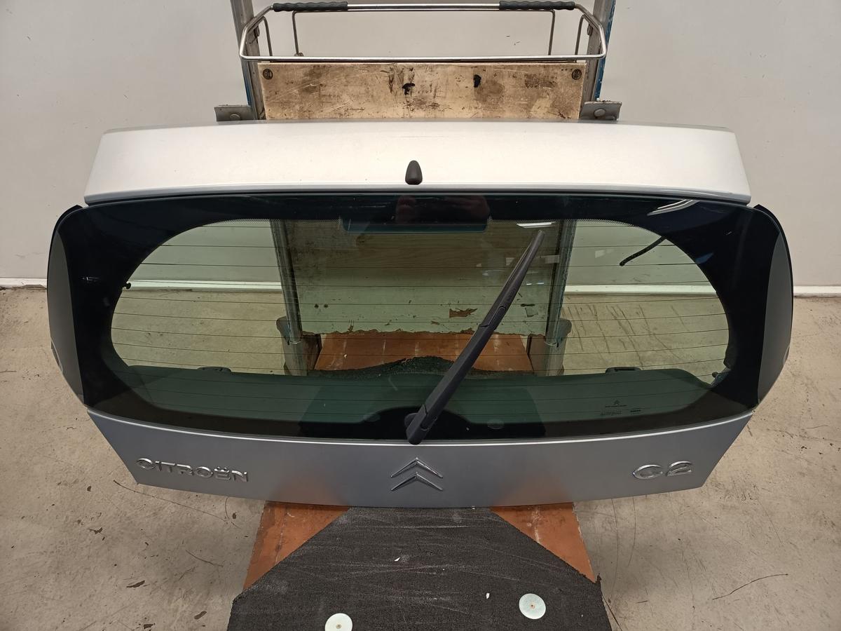 Citroen C2 original Heckklappe mit Scheibe EZR Aluminium Grau Baujahr 2006