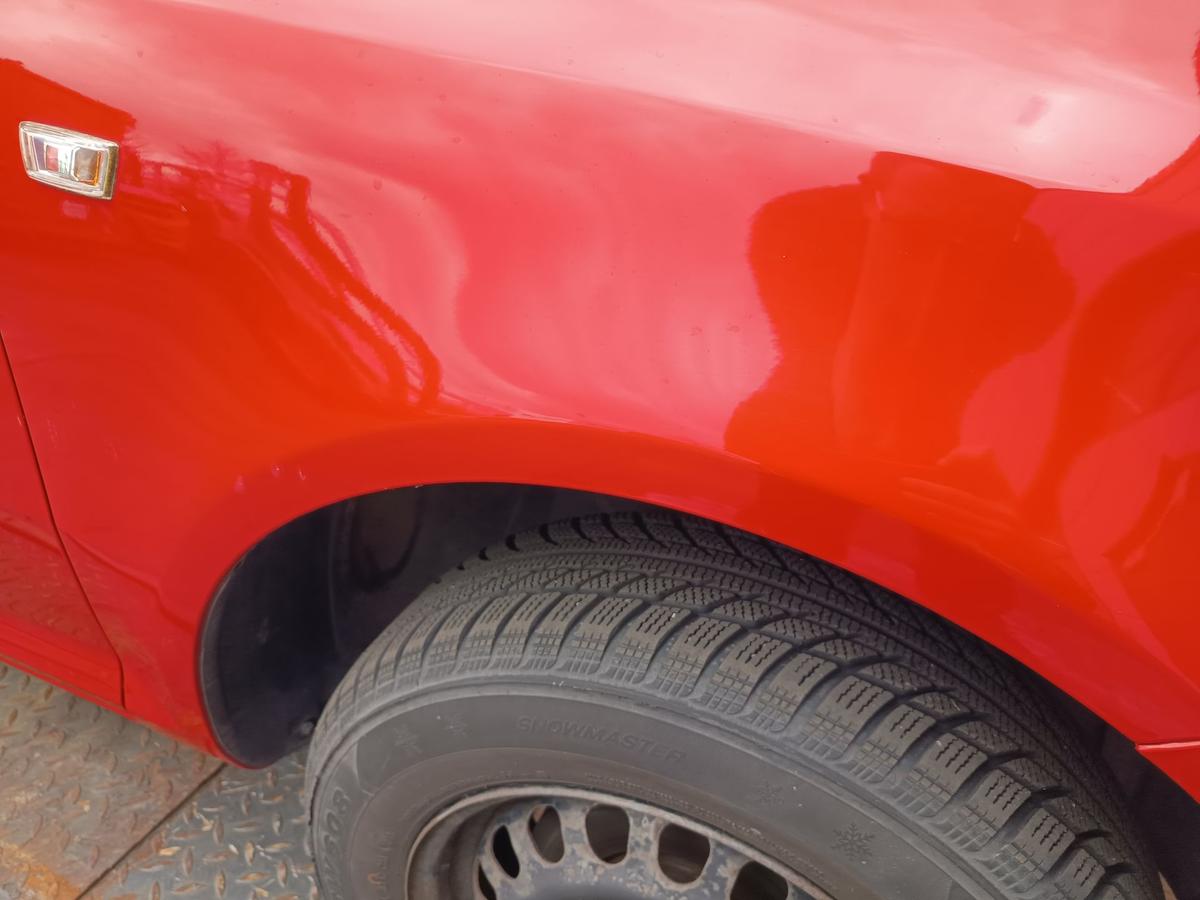 Opel Corsa D original Kotfl&uuml;gel rechts Z547 Magmarot vor Facelift Bj 2009