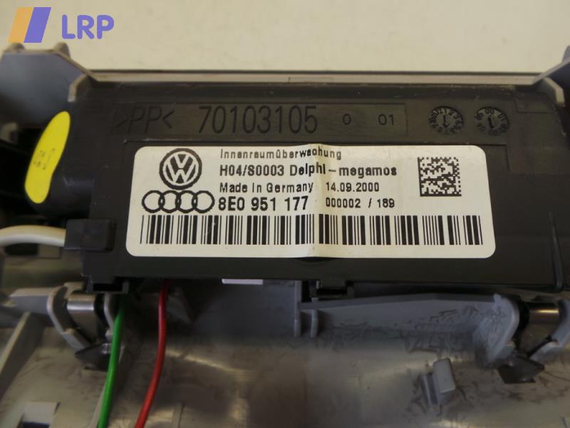 Audi A4 8E original Innenraumleuchte Leselampe vorn 8E0947135P SIDLER BJ2000