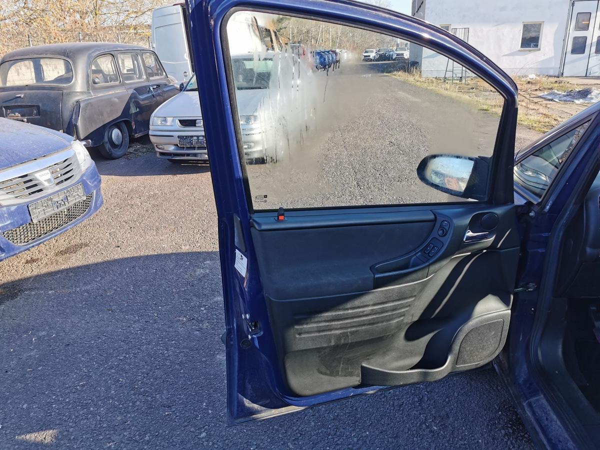 Opel Zafira A Fahrert&uuml;r T&uuml;r Autot&uuml;r Rohbaut&uuml;r vorn links Z20Z Atlantikblau