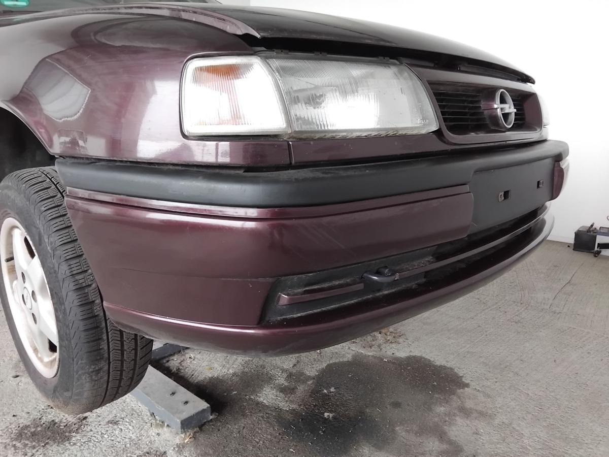 Opel Vectra A Facelift original Stoßstange Stossfänger vorn BJ1994 69L riojarot