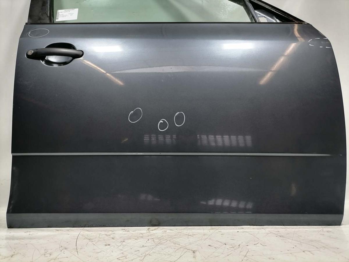 Skoda Fabia 2 original Tür vorn rechts 9153 Anthracite grey Rohbau Bj ...