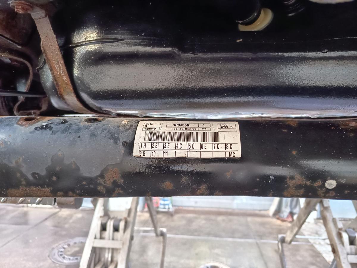 Ford Fiesta VII original Hinterachse trommelgebremst 4 Loch 72839km Bj 2012