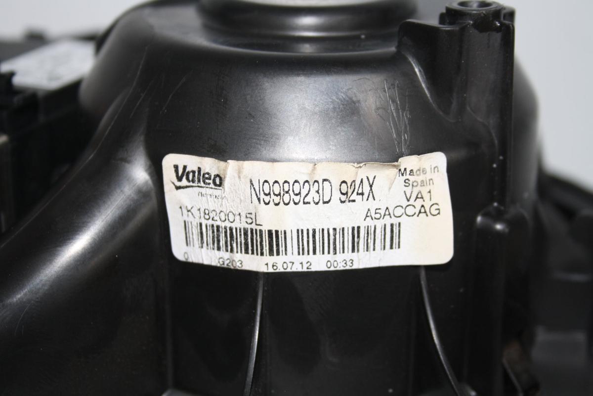 VW Scirocco III 3 orig Gebläsemotor 1K1820015L Vorwiderstand 3C0907521F Bj 2012