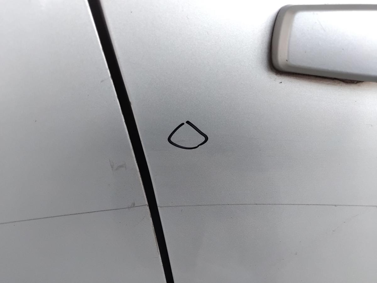 Opel Meriva B Tür vorn rechts Beifahrertür GAN argonsilbermetallic Z176 BJ2012