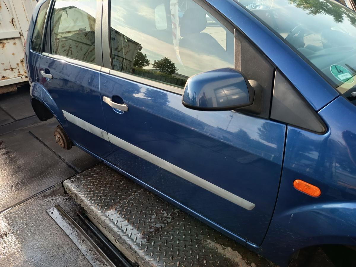 Ford Fiesta VI JH1 original T&uuml;r vorn rechts Beifahrer C-Burmablau Bj 2007