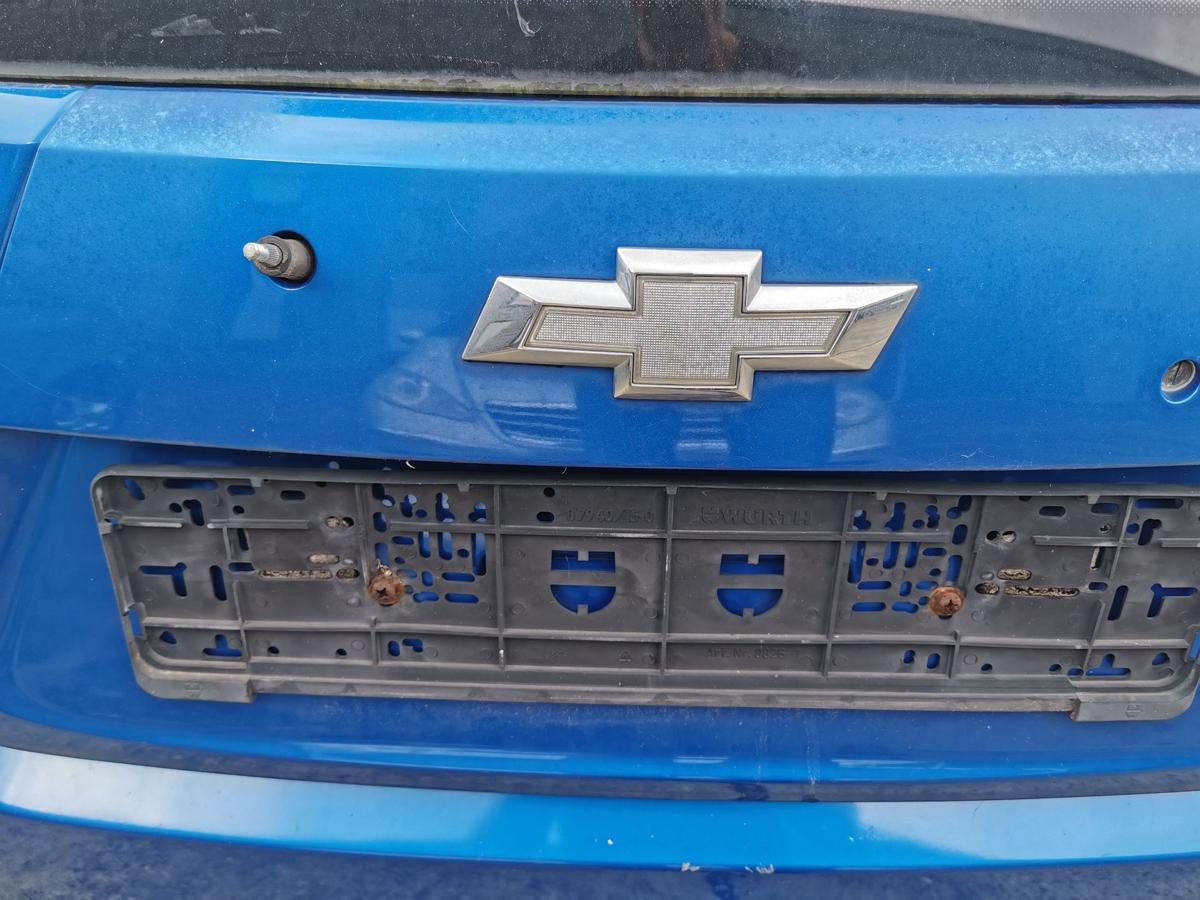 Chevrolet Spark M300 Heckklappe Klappe hinten Kofferklappe GCT Moroccan Blue met