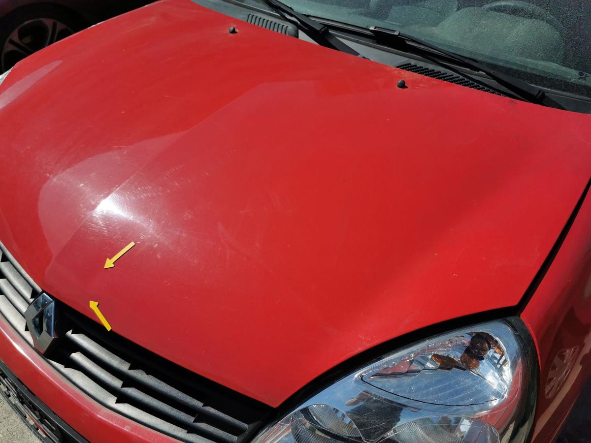 Renault Clio 2 BB Campus Motorhaube Haube Klappe Bonnet vorn OV727 Red Brisk